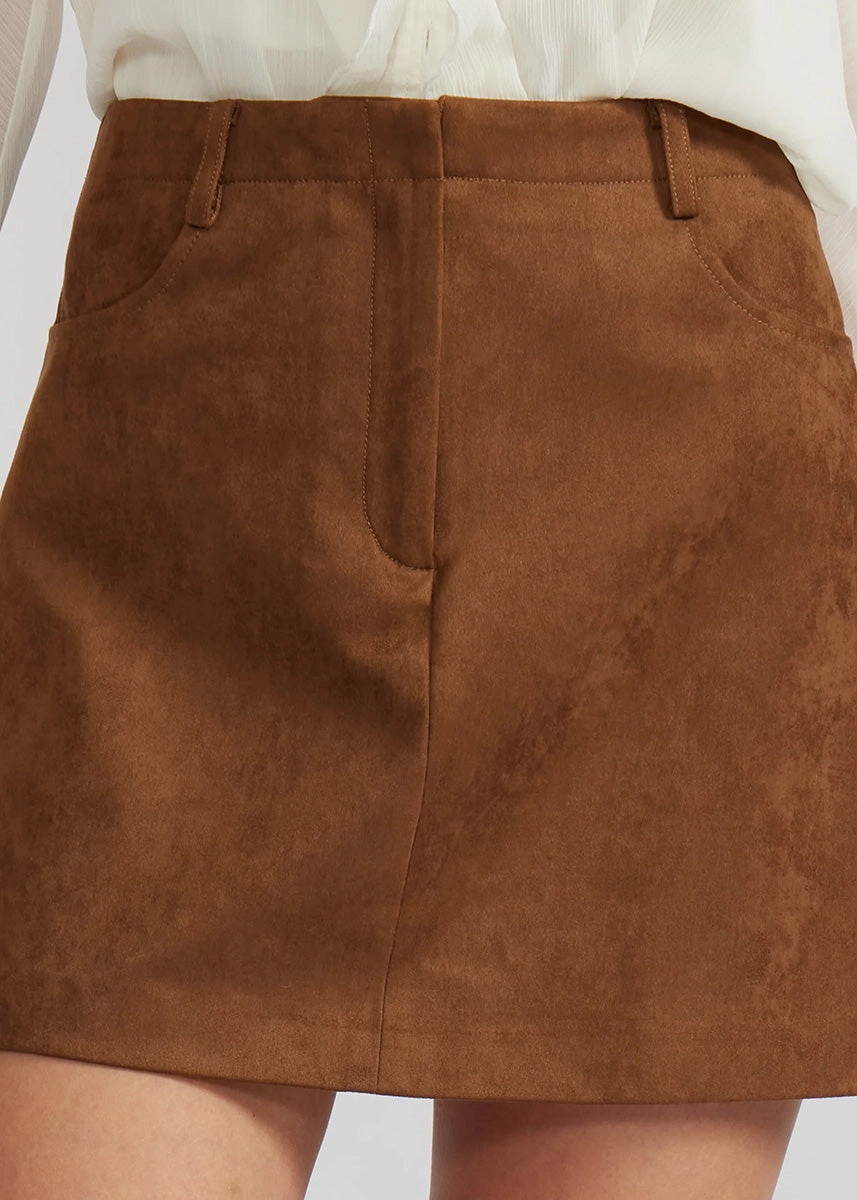 Darry Mini Skirt - Toffee Day Hike Flex Wear
