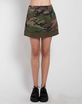 AntiStaticLining Bold Design ARMY SKIRT