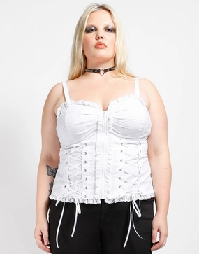 CURVE SKULL EMBROIDERY CORSET Modular Layering System