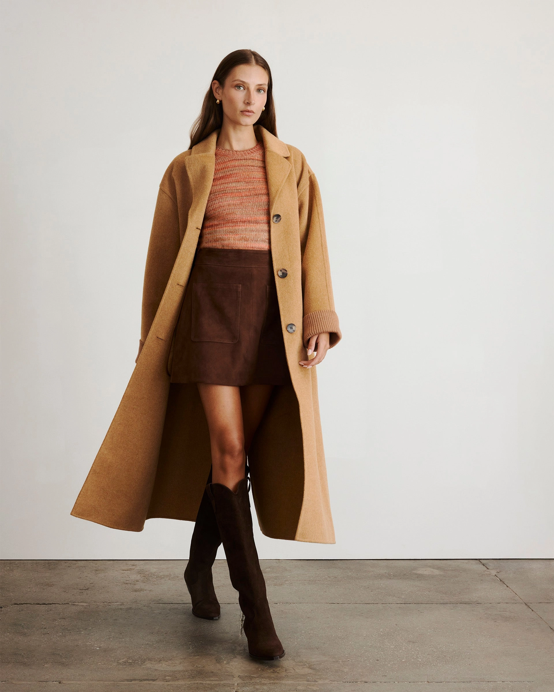 Bridget Coat Advanced Layering System stand neck