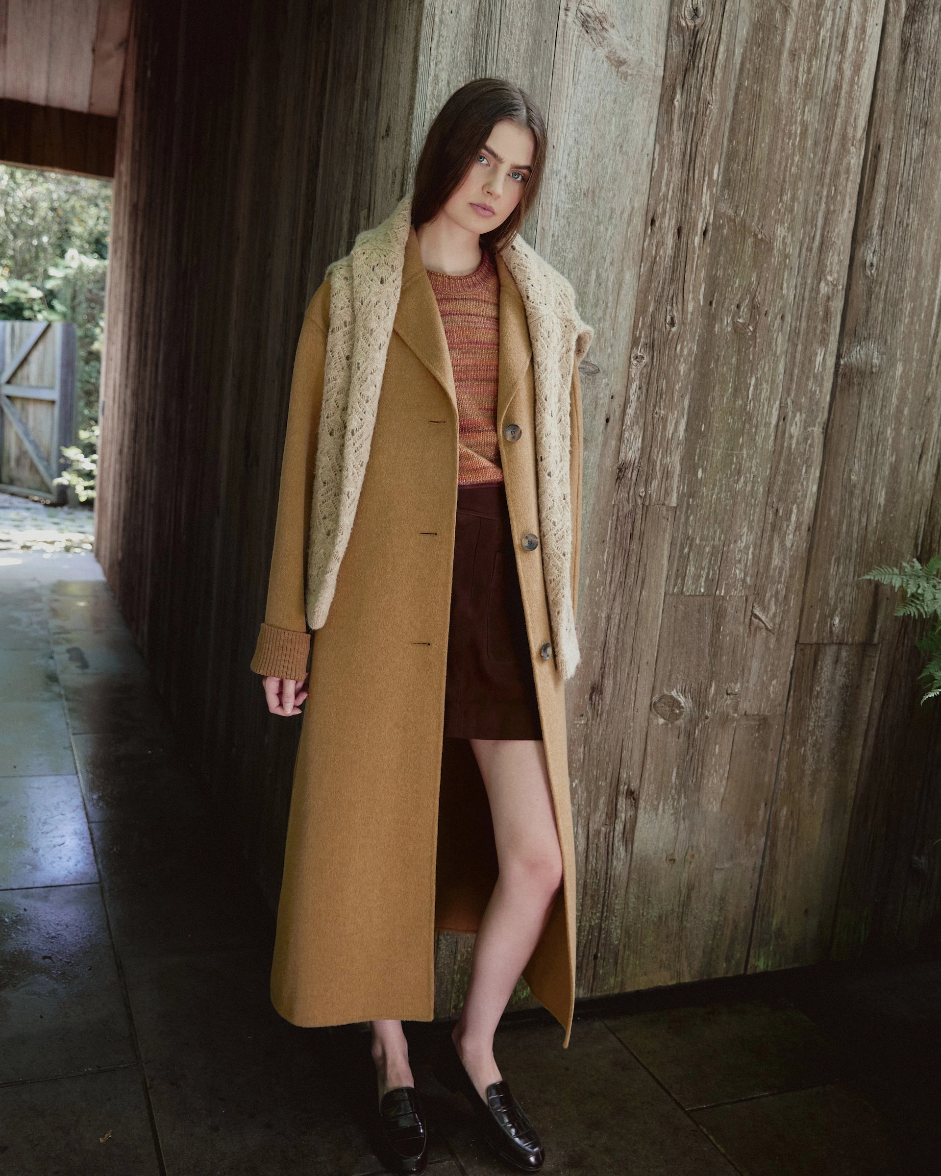 Reinforced Hems Convertible Features Bridget Coat