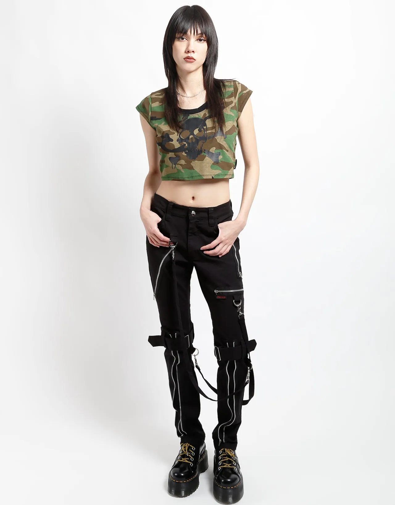 Ventilated Back Panel SUPER SKULL TEE CAMO