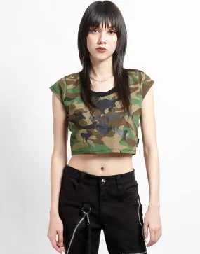 SUPER SKULL TEE CAMO LightweightBlend Holiday Outfit Style