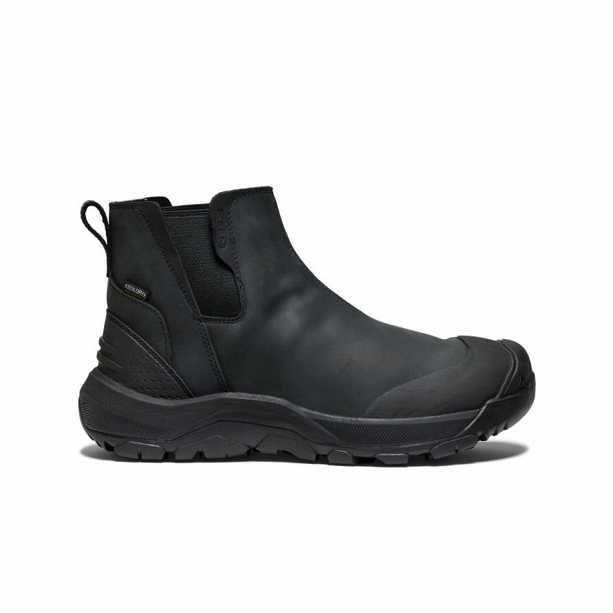 Sleek Fit Men's Revel IV Waterproof Chelsea  |  Black/Black