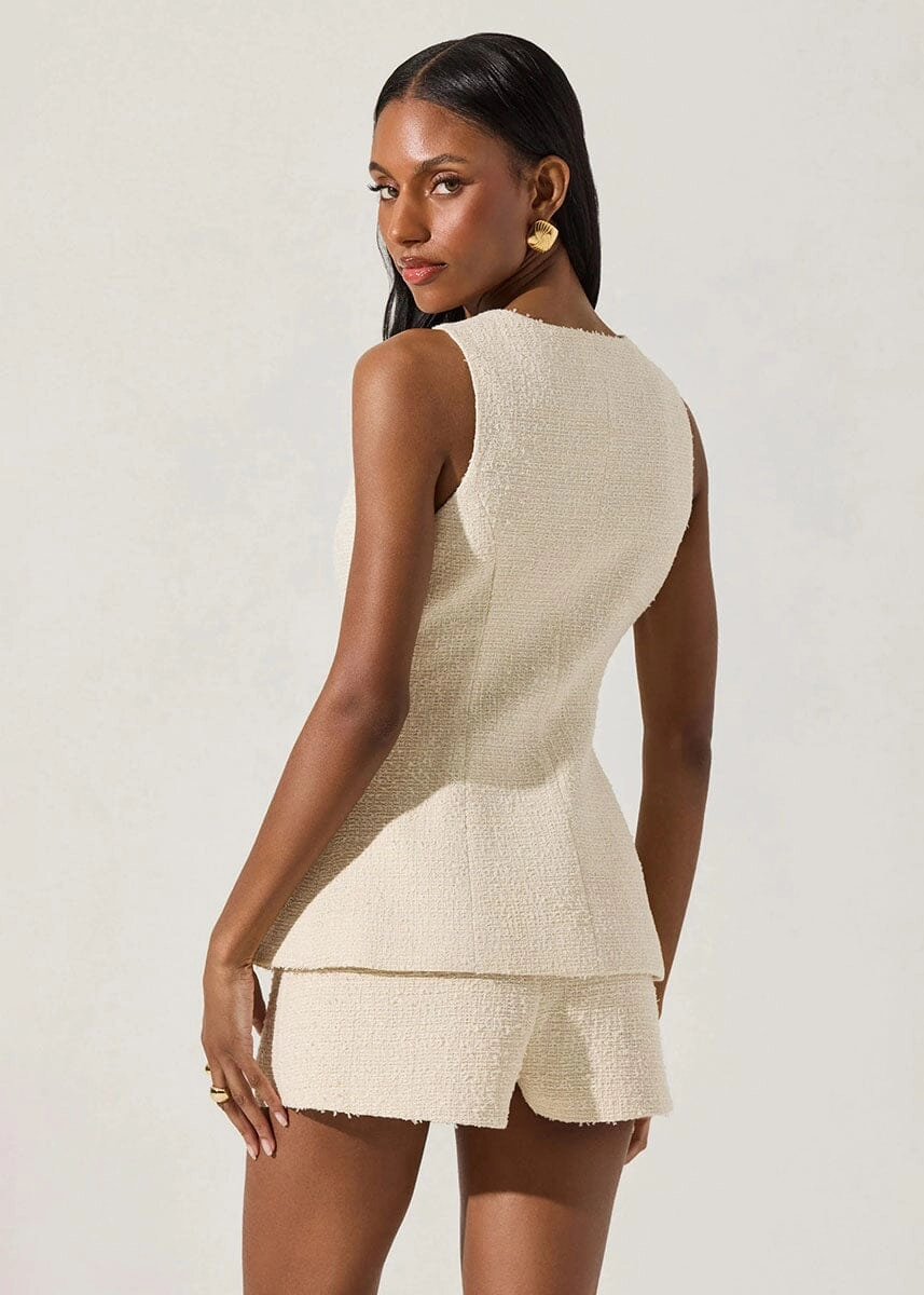 Compression Gradient Cool and Breezy Brunelle Vest - Oatmeal