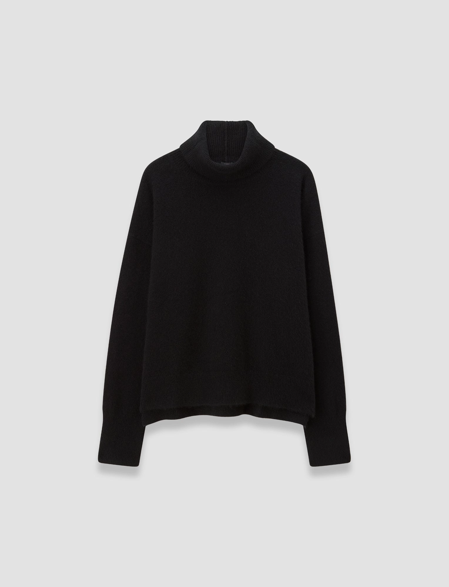 Brushed Cashmere High Neck Jumper Lightweight Thermal Insulation