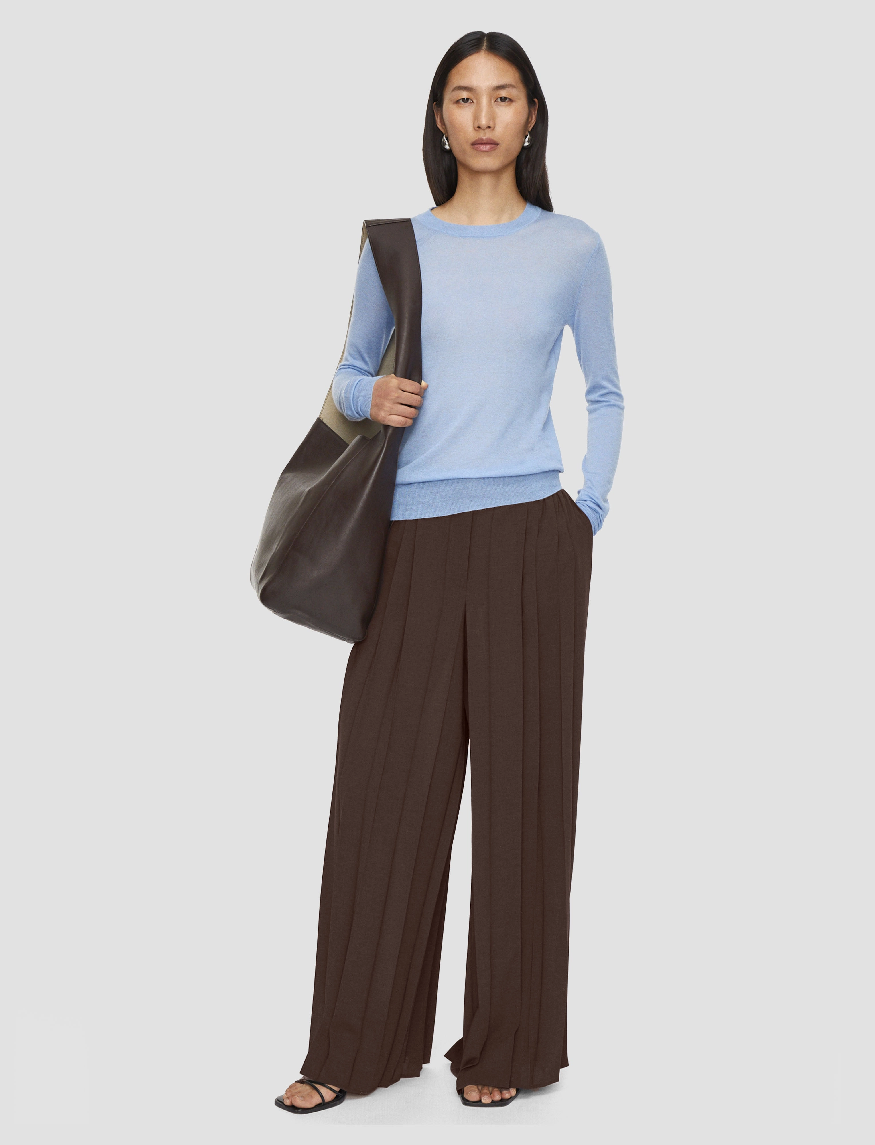 Cashair Round Neck Jumper Cozy Mood