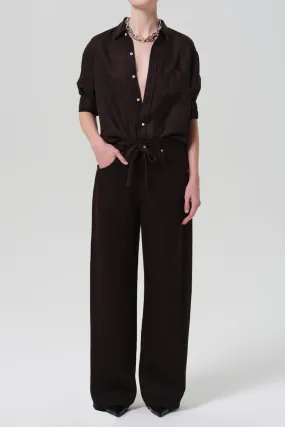 Brynn Drawstring Trouser Flared bottom Gripper Waistband