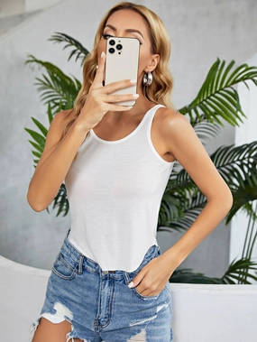 Efficient purchase BREATHABLE SLEEVELESS TANK BLOUSE_CWTTK0495