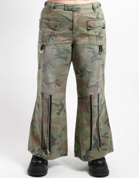 Simple Comfort CURVE PEACE CARGO PANT CAMO