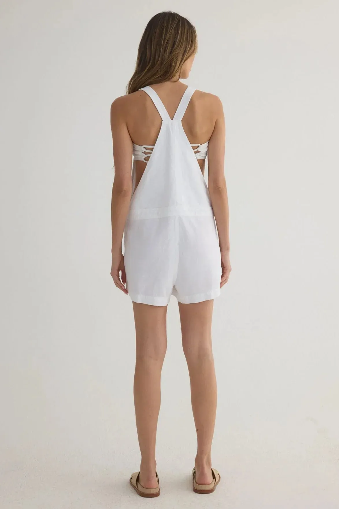 Button Side Shortall high waisted Evening Wear