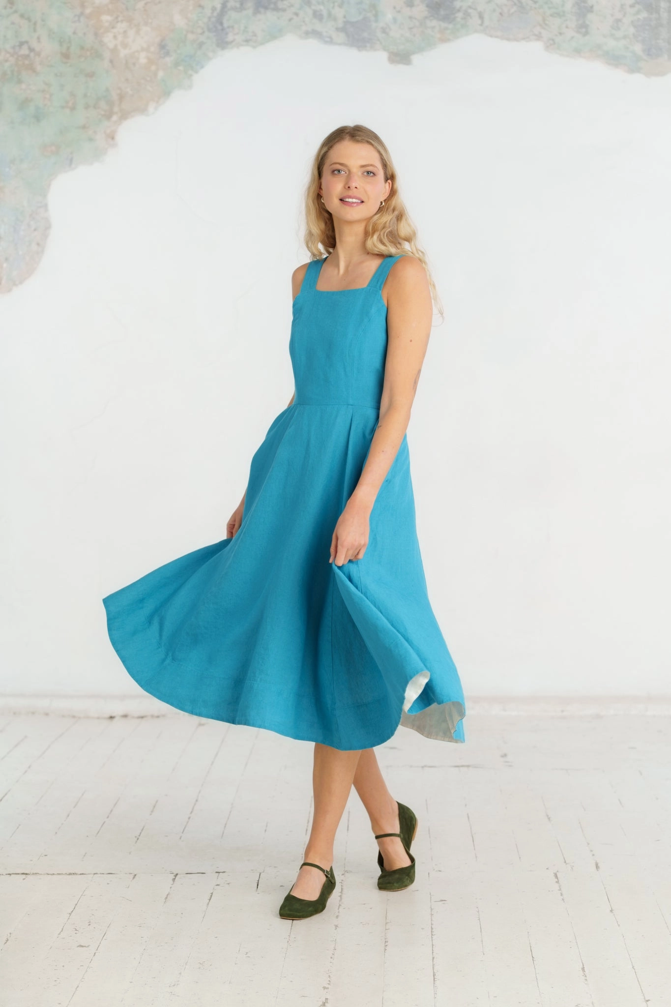 Breathable Pinafore Dress, Sleeveless