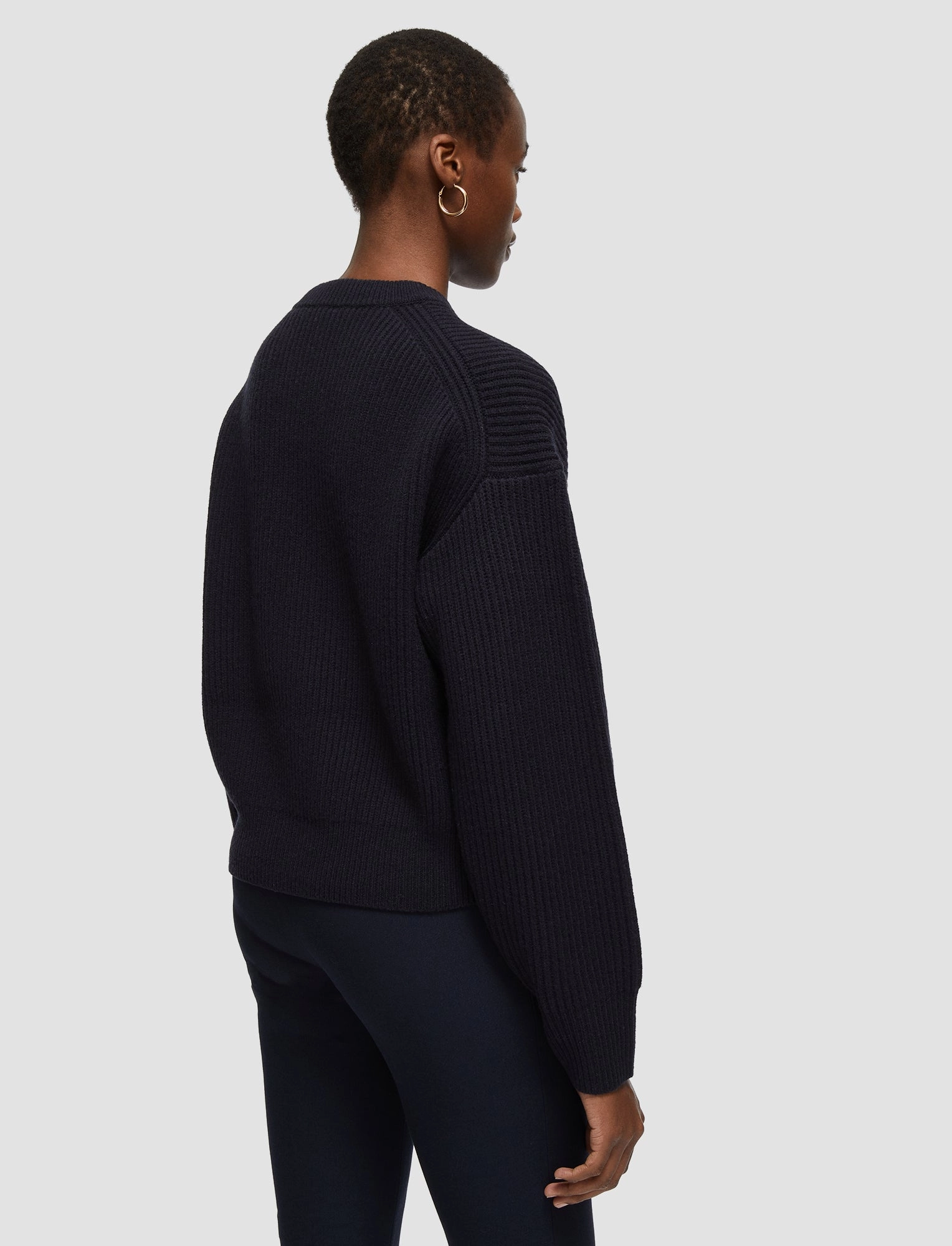 Thermoregulating Fabric On-The-Go Cardigan Stitch Jumper