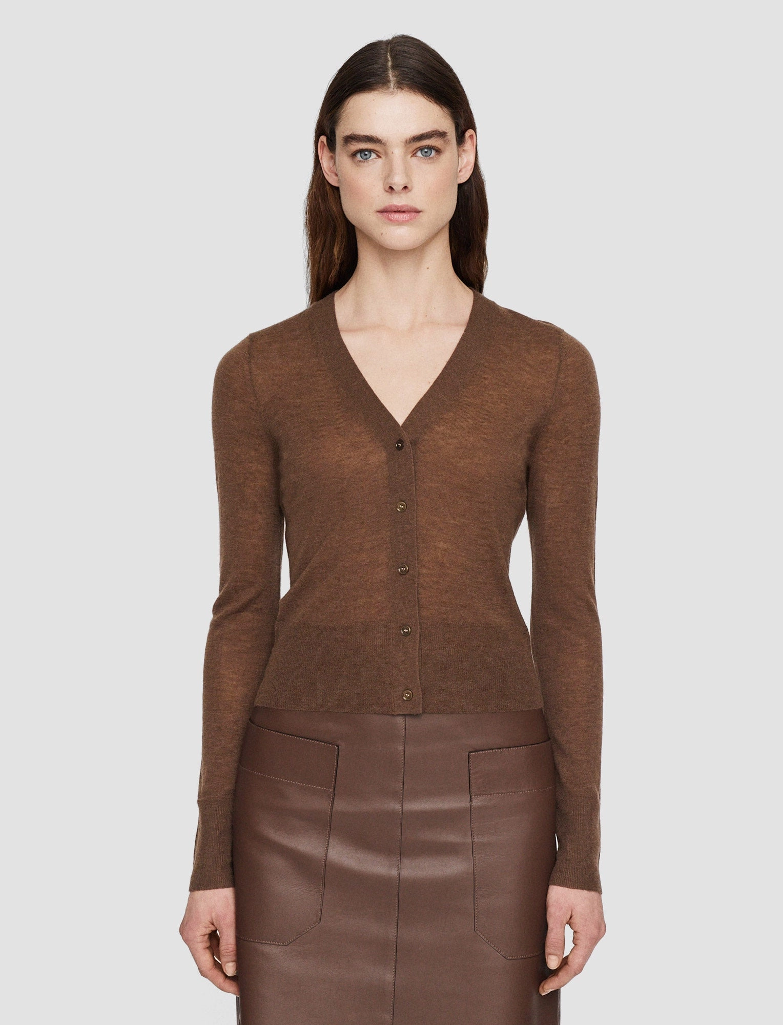 Waffle Knit Texture Cashair Cardigan