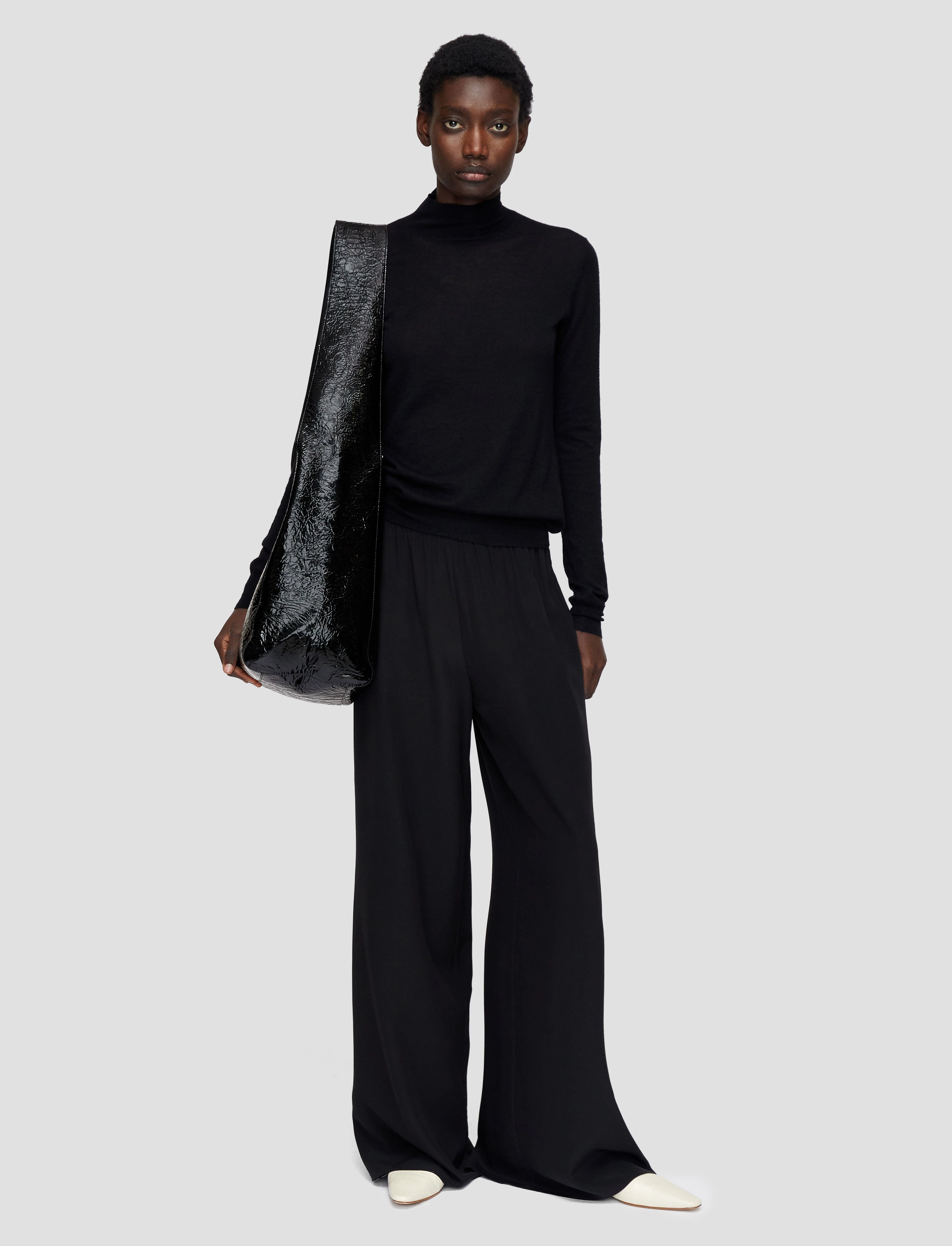 Cashair High Neck Jumper FadeResistant Dye Lightweight Weave