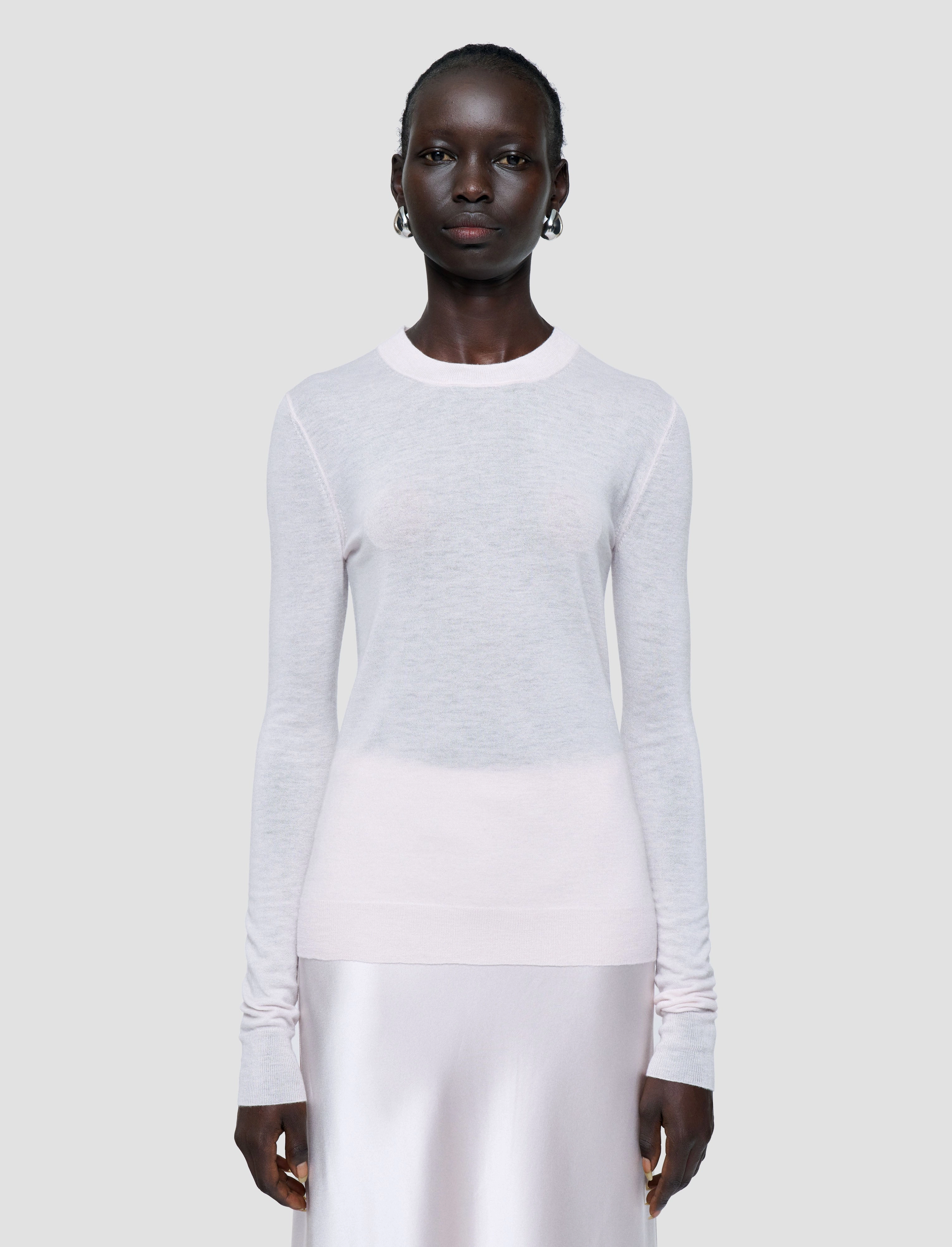 Cashair Round Neck Jumper LowImpact Dye UVProtection Layer