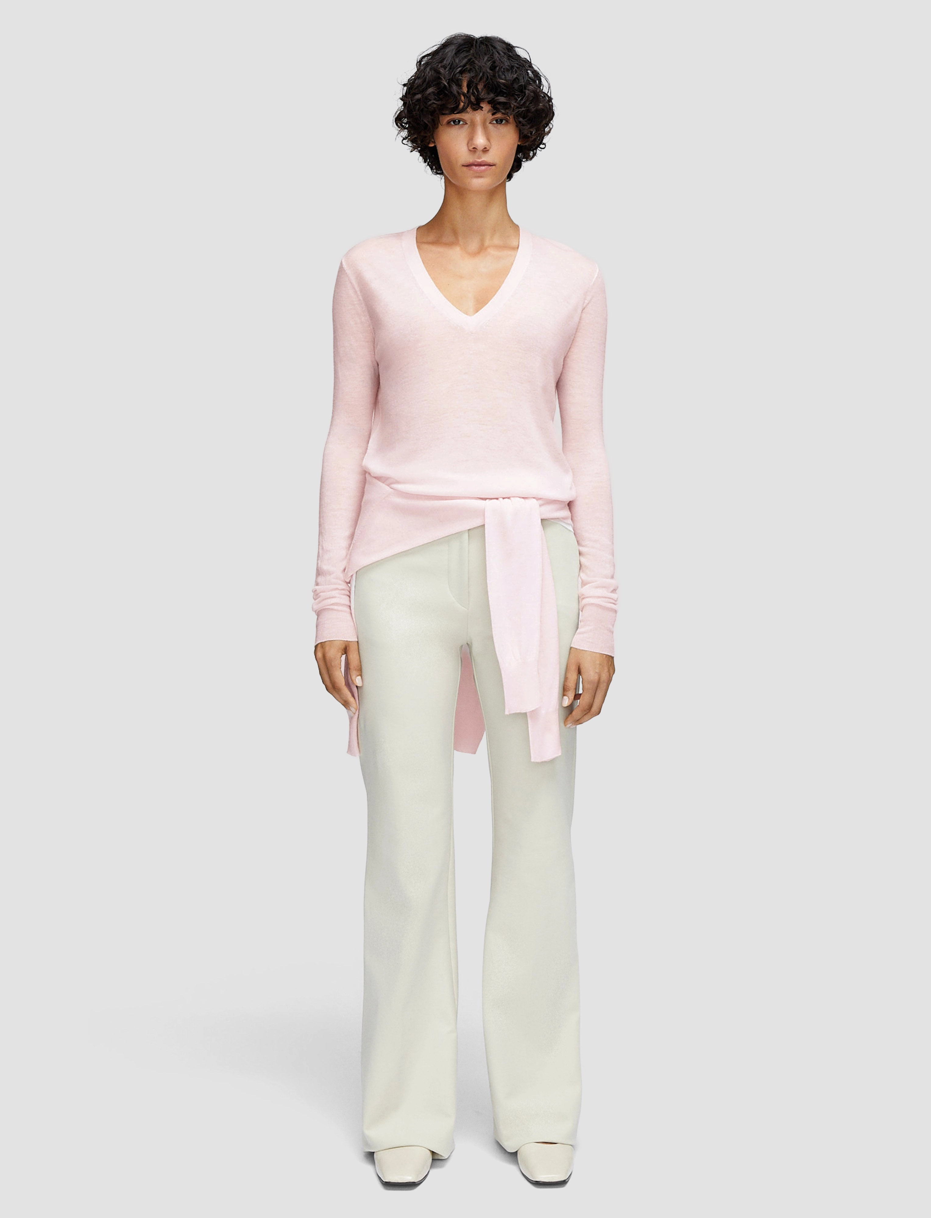 Cashair V Neck Jumper MultiDirectional Elasticity Relax Fit