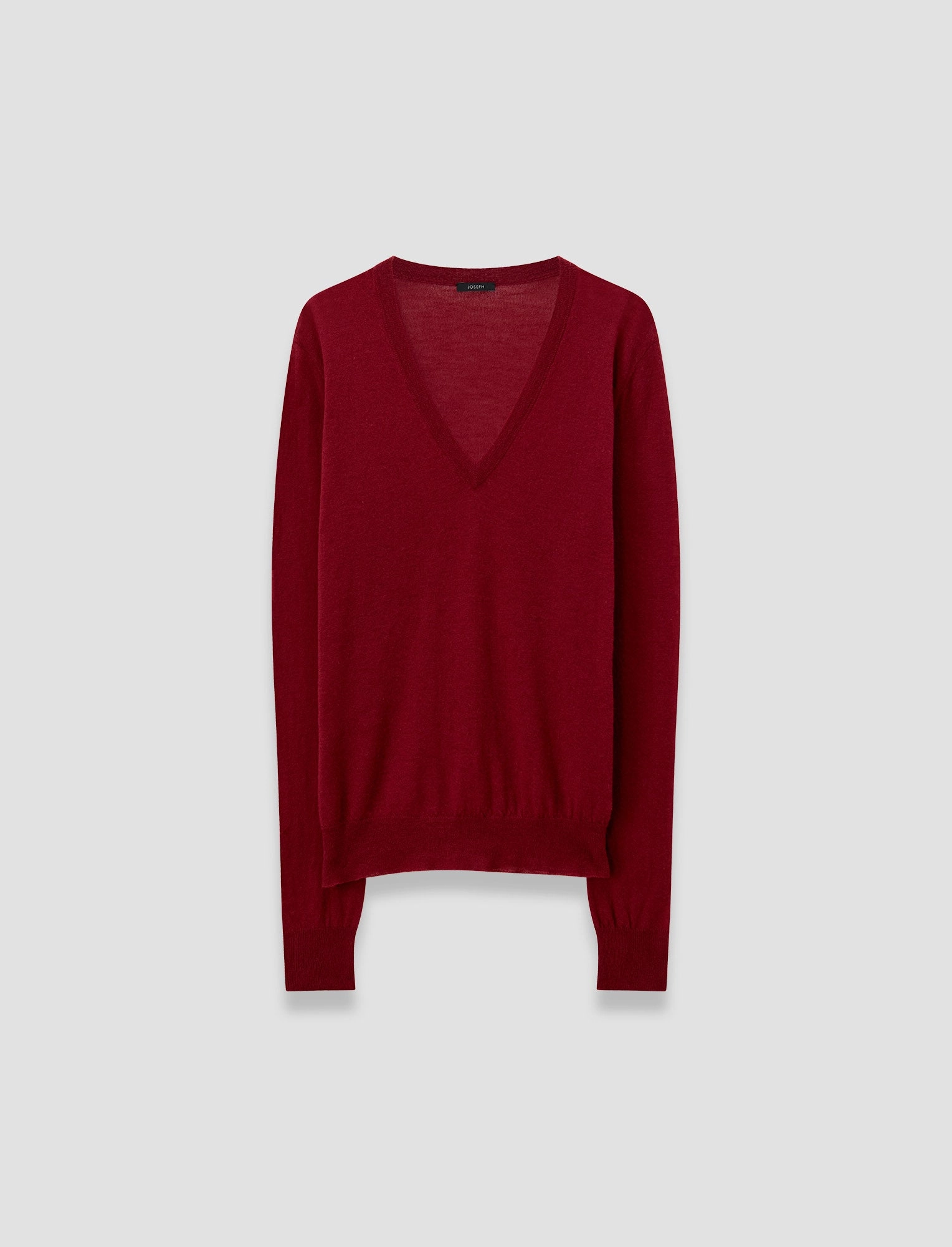 Cashair V Neck Jumper Double Layered