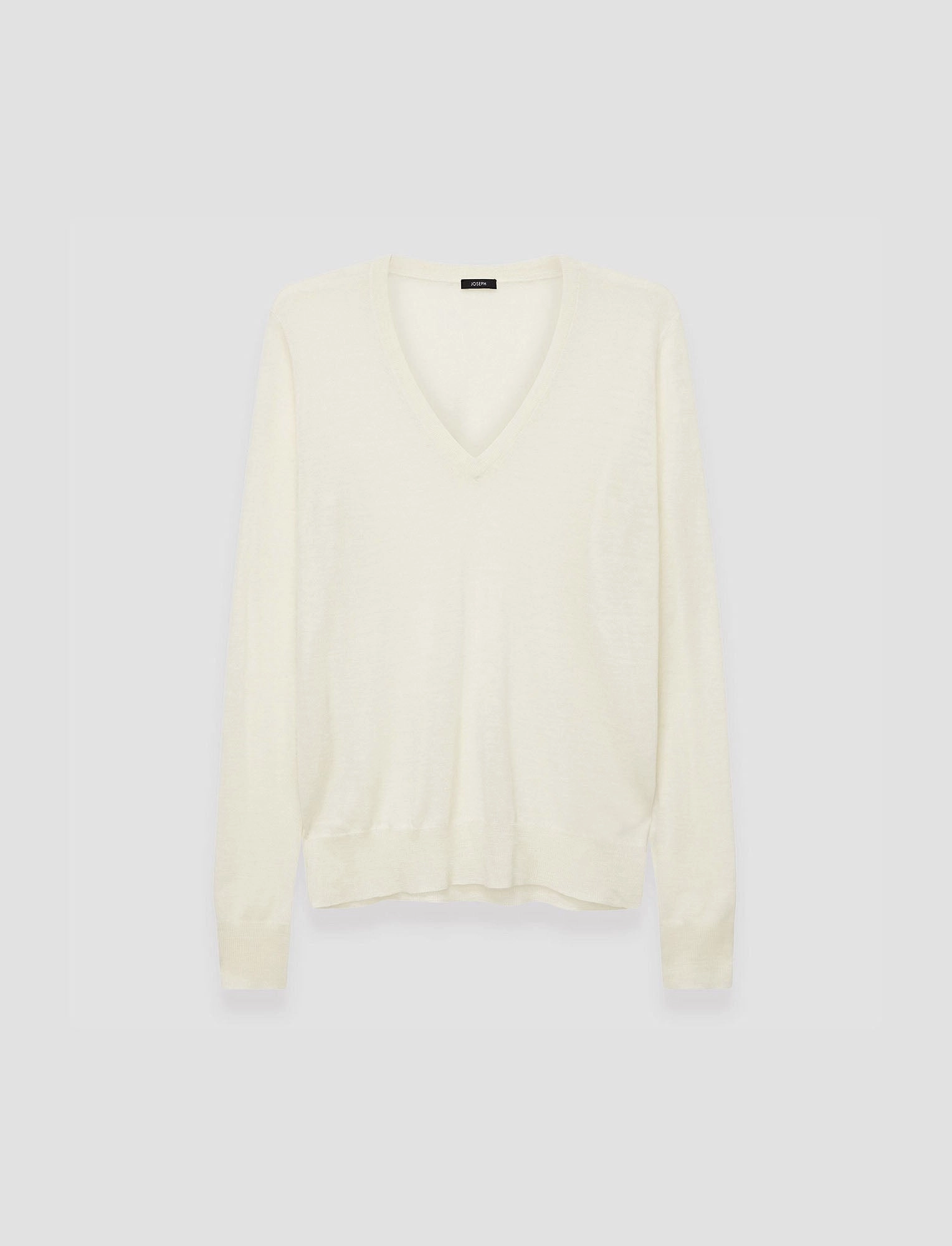 LanolinFree Wool Processing Cashair V Neck Jumper