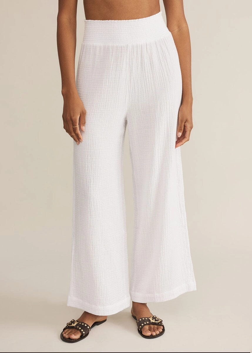 NonChafingLegs Cassidy Gauze Full Length Pant - White