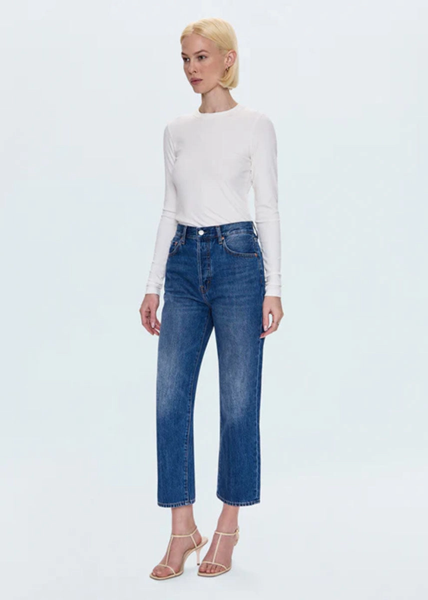 Cassie Super High Rise Straight Crop - Fairview Smart Wear