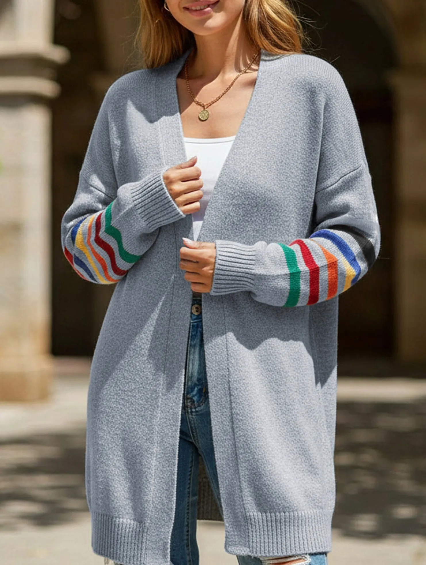 Modern Knit Casual patchwork knitted sweater