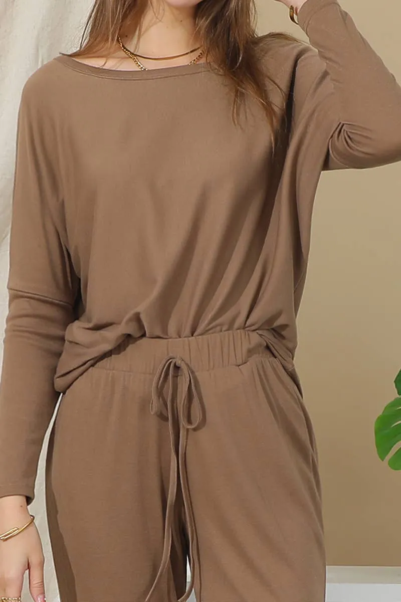 Relaxed Look Outdoor Style CASUAL SOLID LONG SLEEVE T SHIRT-CWTTL1449_CWTTL1449