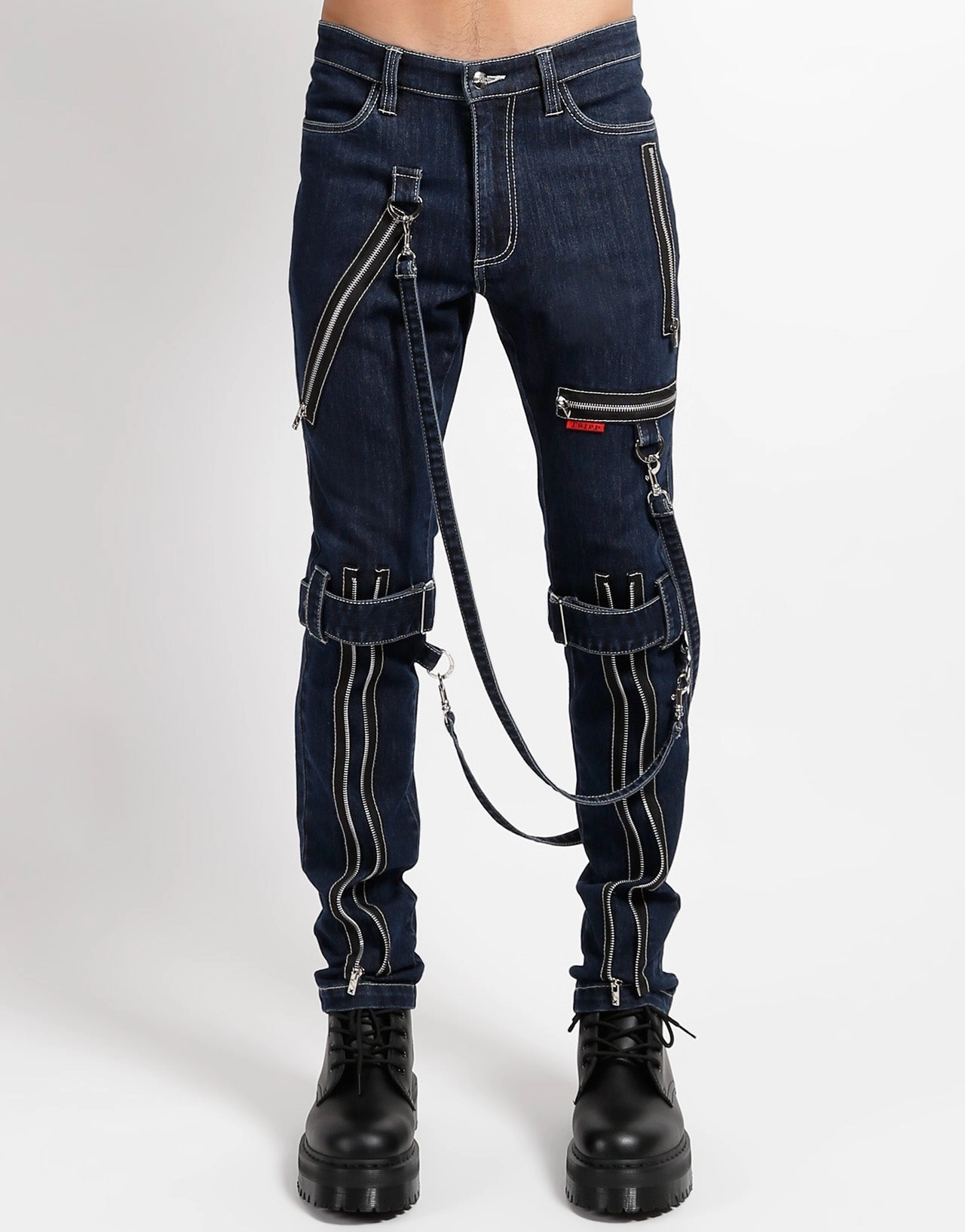 DENIM BONDAGE PANT Flexible Waist