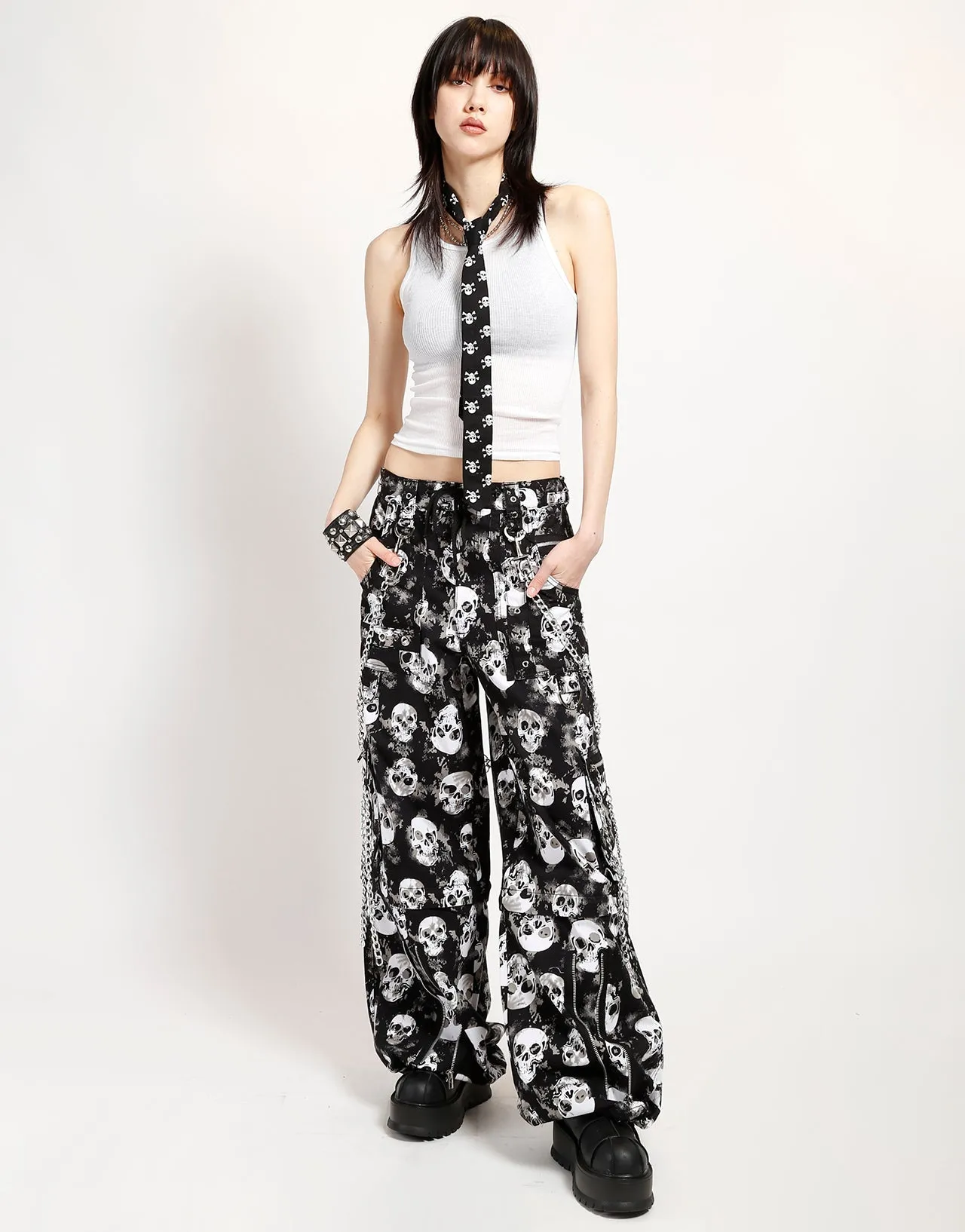 Perfect Look CHAIN TO CHAIN PANT SKULL