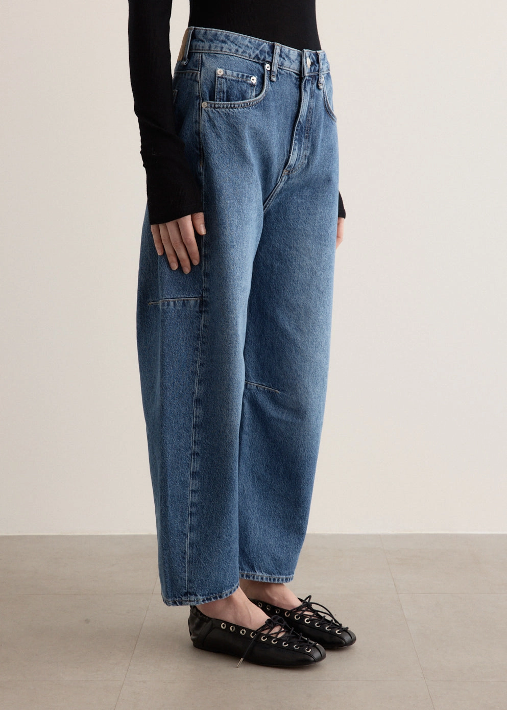 Nature Lover Party Look Charlie High-Rise Barrel Jeans