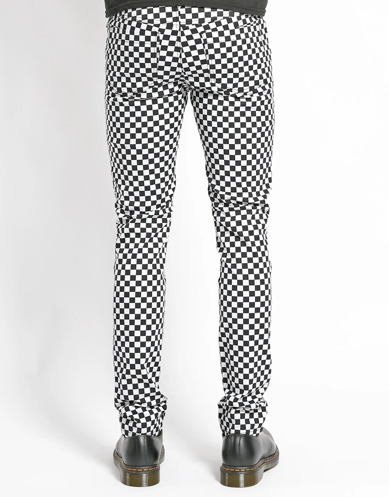 Loose cut Movement Fit Checkerboard Rocker Jean