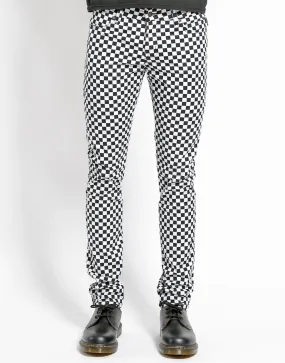 Non Irritating Seams Checkerboard Rocker Jean