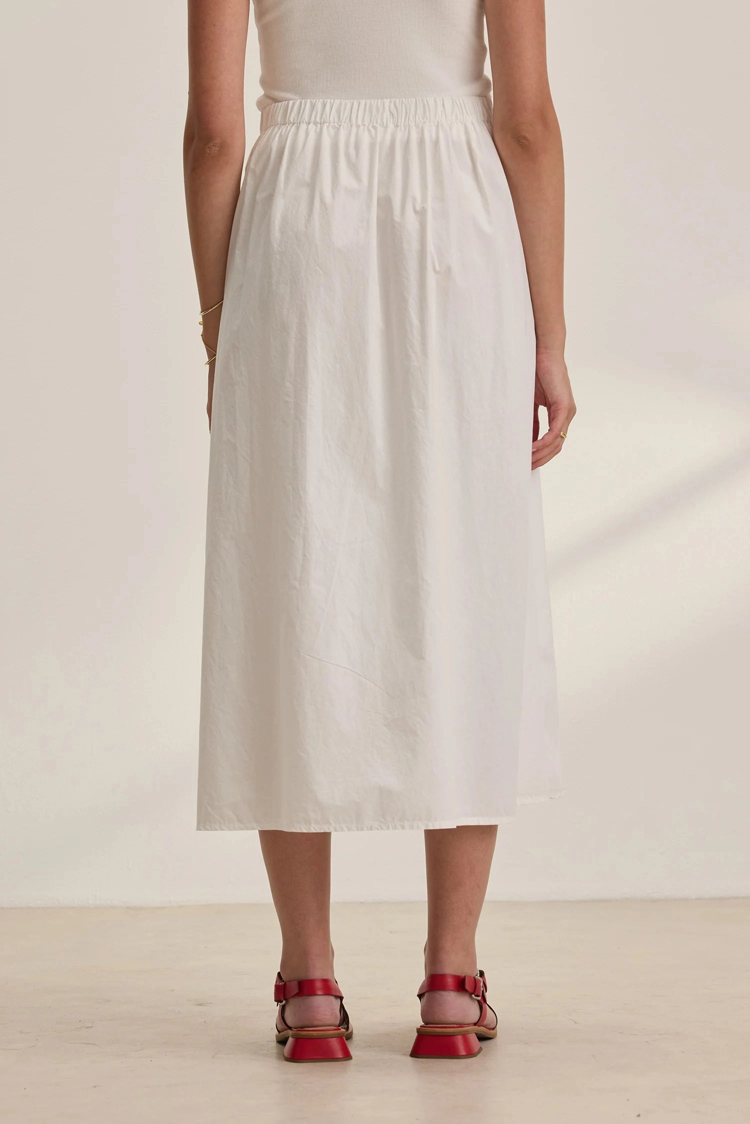 Bella Poplin Skirt Regular Fit