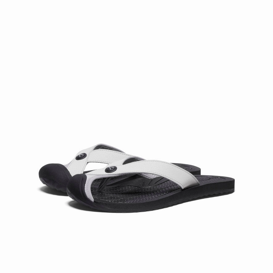 Soft Cushioned Footwear Lightweight Frame Women's Barbados Flip-Flop  |  Vapor/Black
