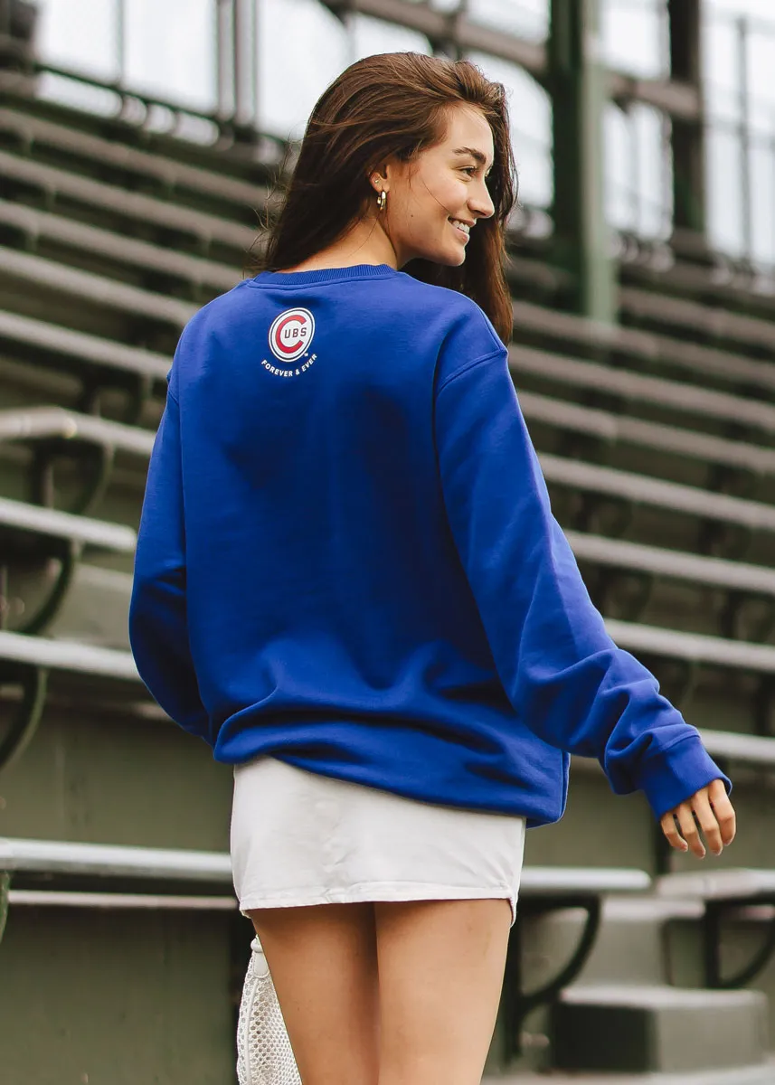 Chicago Cubbies Puff Sweatshirt Functional Comfort Breathable Material