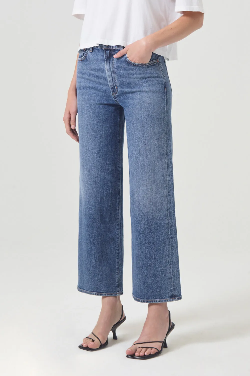 Smooth Fabric Comfort Control Harper Crop Jean