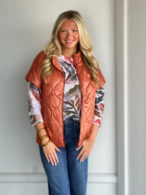 French Dressing Mixed Media Jacket in Bronze Evening Out Reinforced Shoulders