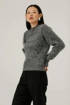 Casual Knit Wear Cozy Layering Suri Alpaca Crewneck
