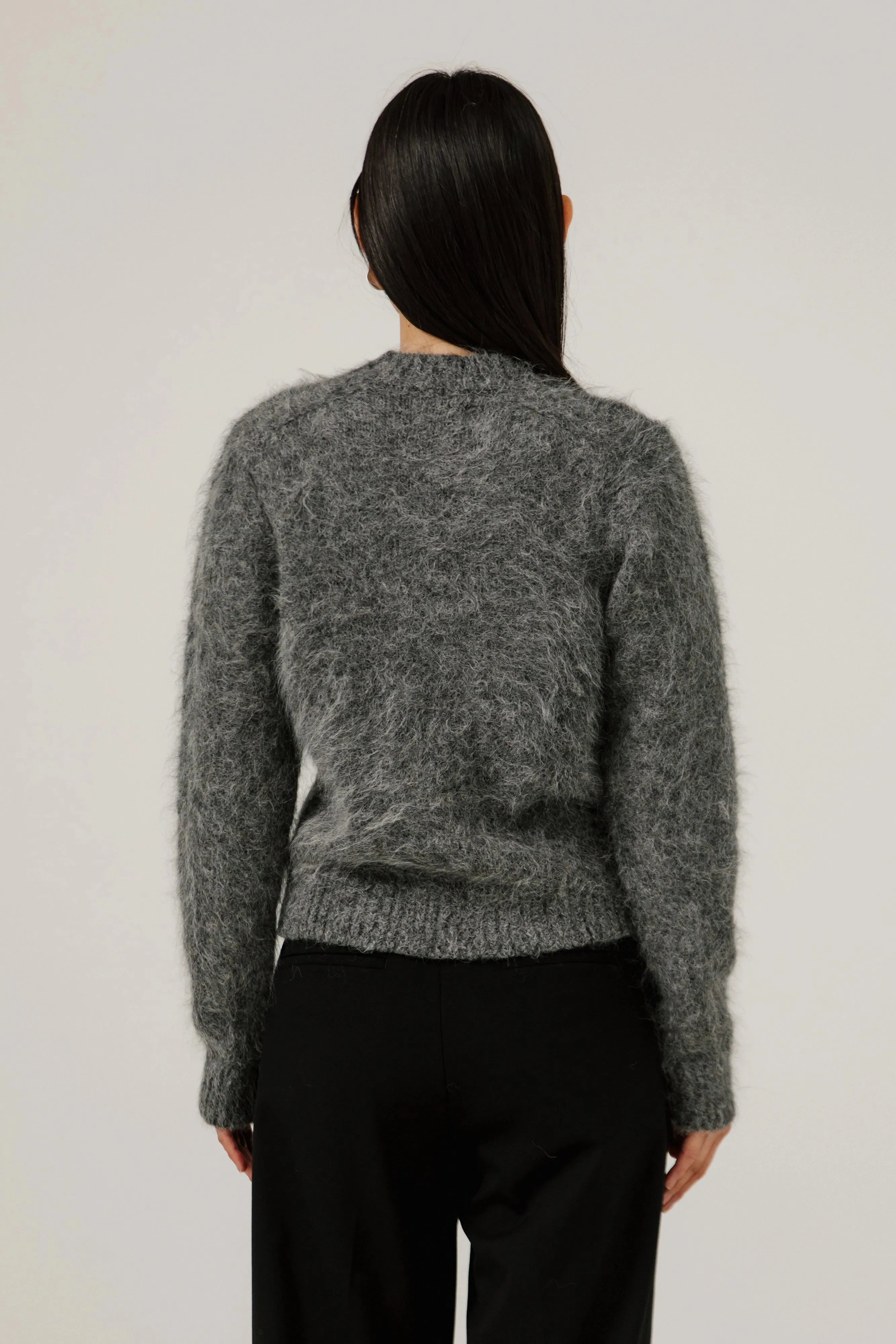 Suri Alpaca Crewneck Winter Knit Layer All-Weather Comfort