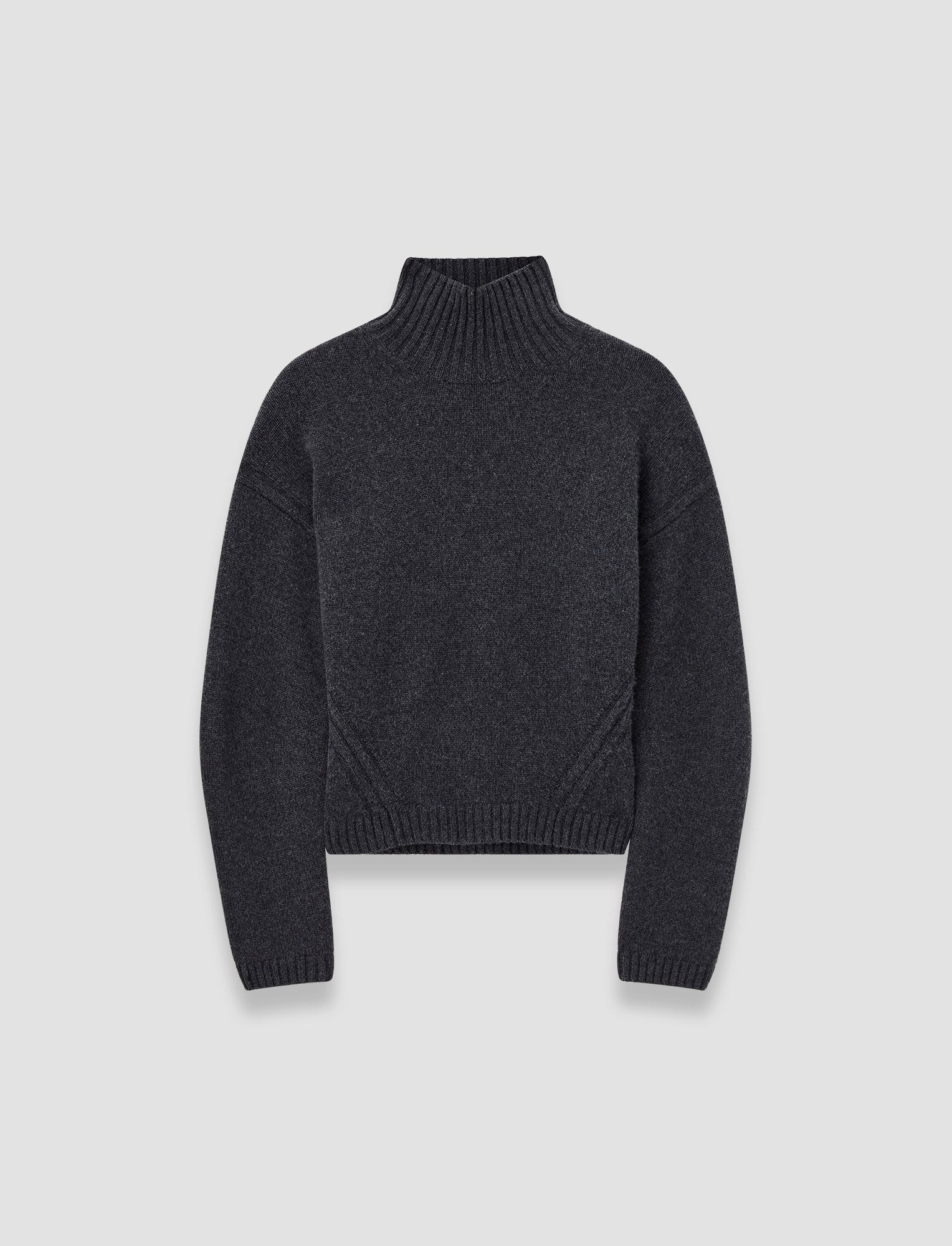Travel Trend Comfortable Wear Luxe Cashmere High Neck Jumper
