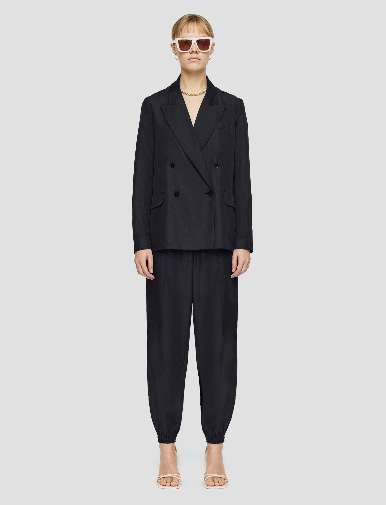 Soft Cotton Silk Jaden Jacket Promulgate Layer Smart