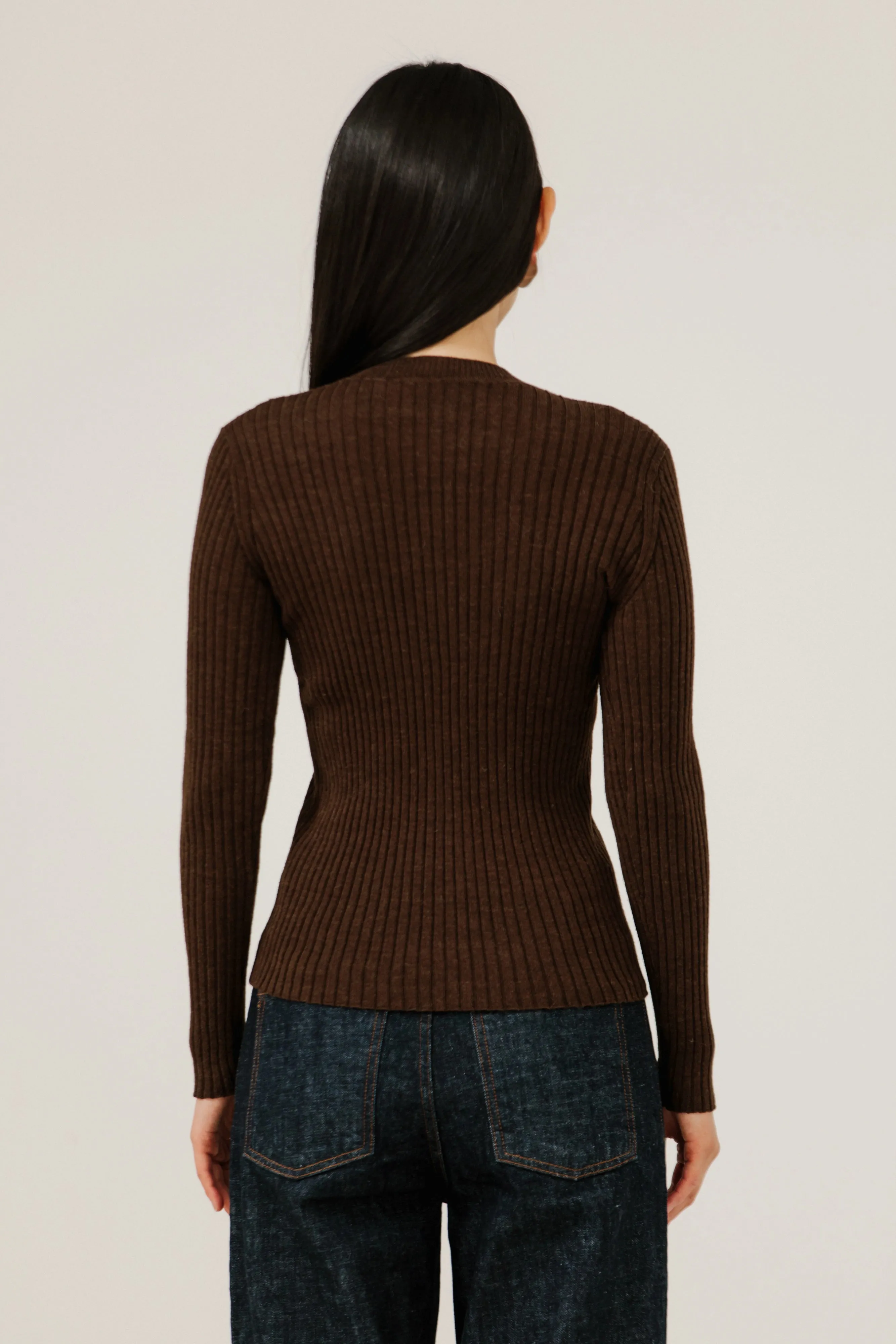 Luxury Knit Fine Knit Rib Top