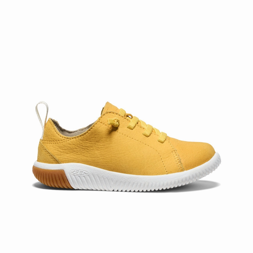 Little Kids' KNX Leather Sneaker  |  Daffodil/Star White Footwear Comfort Walk