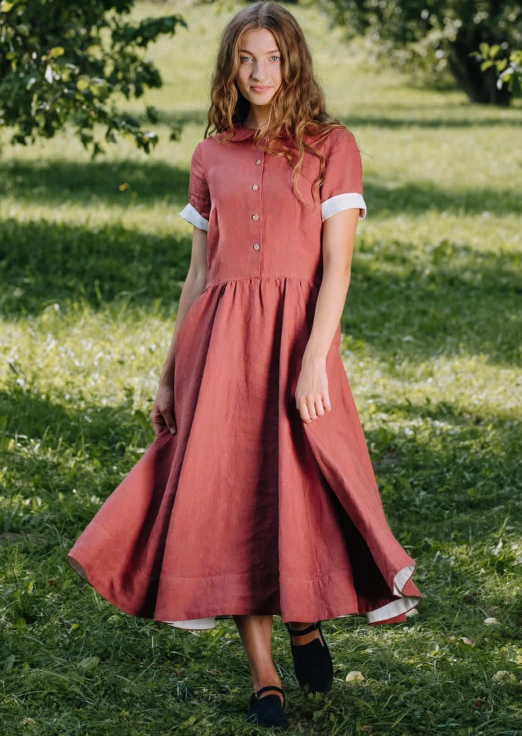 All weather Classic Dress, Short Sleeve