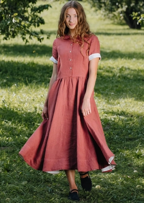 Classic Dress, Short Sleeve Soft and Stylish