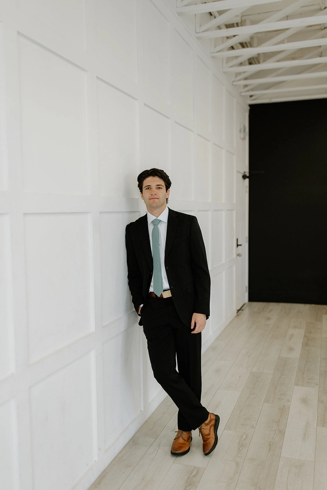 Legacy Suit Black Luxury Office Style Temperature Regulating Textiles