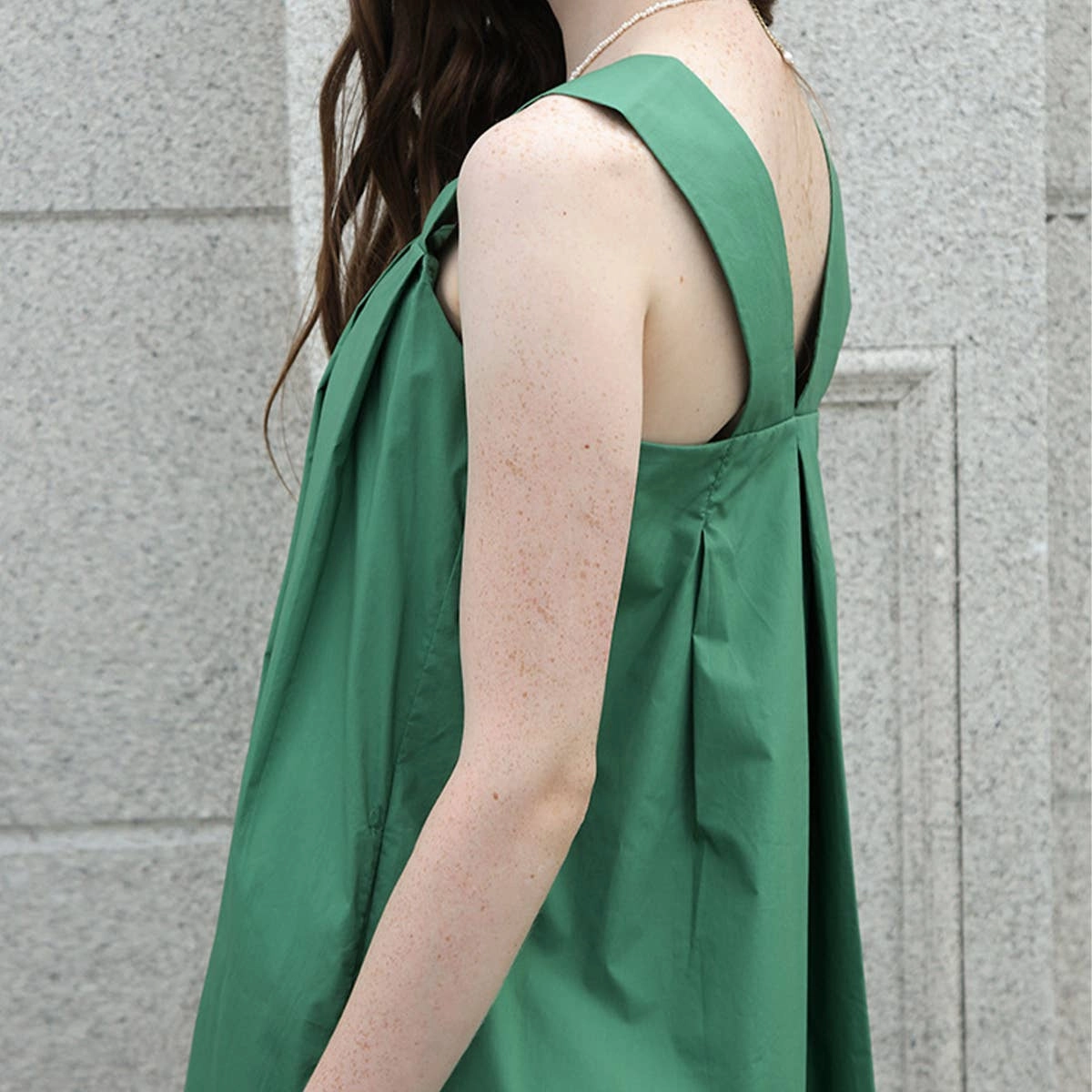 COTTON FABRIC LOOSE SLIP DRESS_CWDSD4040 Timeless-Classic