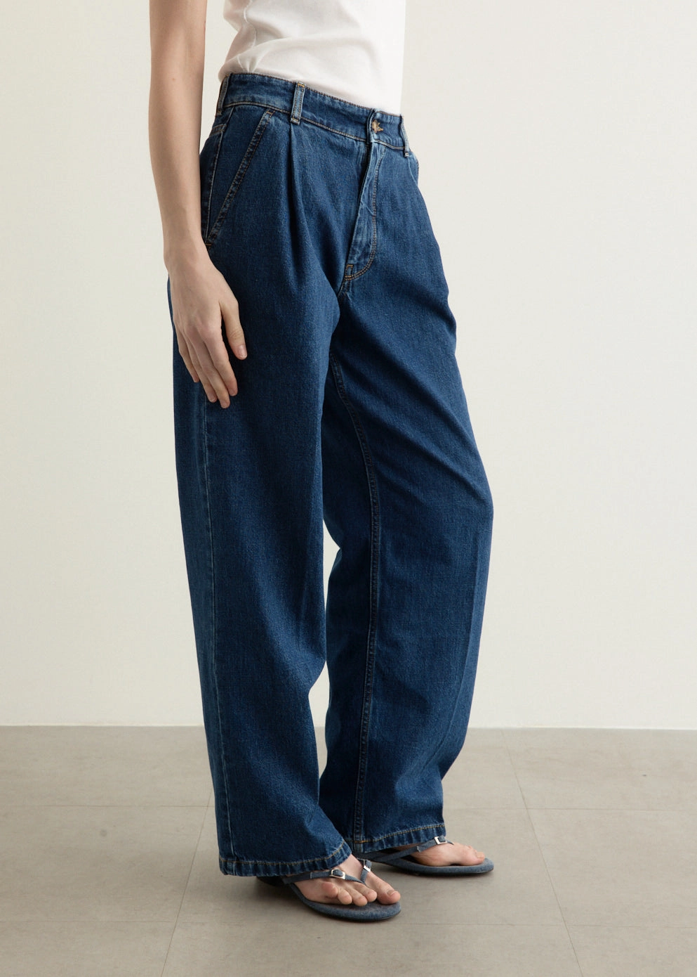 Pleated Jeans Comfy Streetwear Fan Music Event Weekend Warrior Elegant