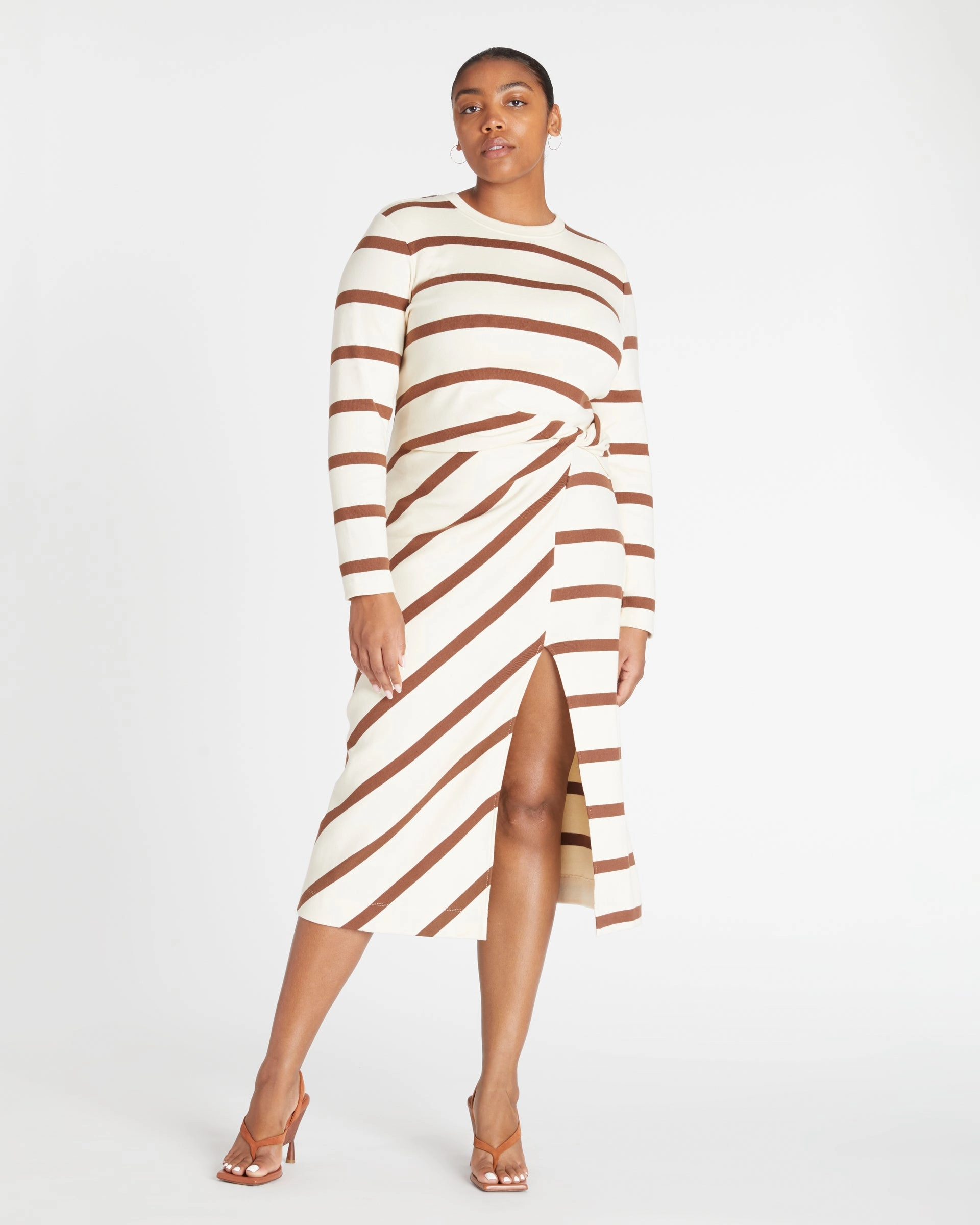 Cody Dress Lightweight Open Weave Stretchable Cuffs
