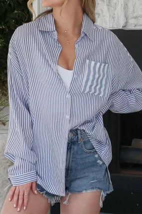 CONTRAST YOKE DETAILED BUTTON DOWN RAYON SHIRTS TumbleDryFriendlyMaterial Fade Resistant Coating